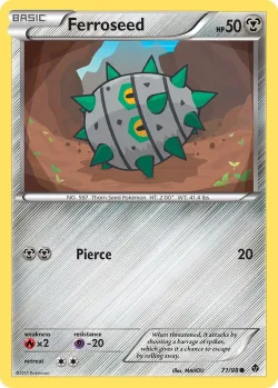 Ferroseed #71/98 · Pokémon