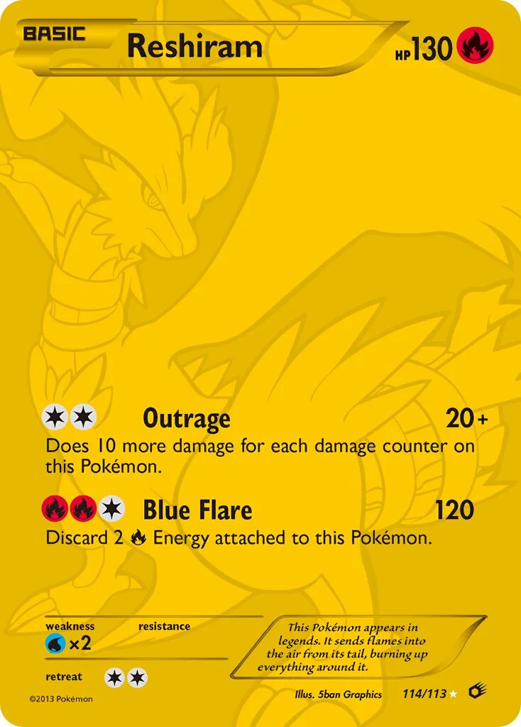 Reshiram 「LTR 114/113」「EN」