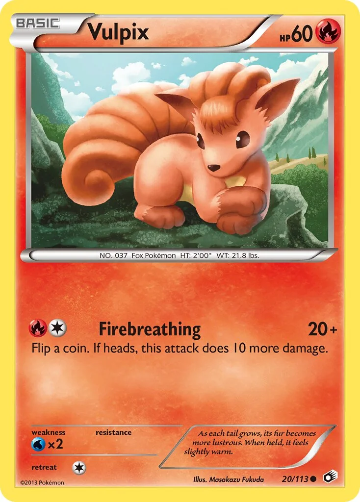 Vulpix 「LTR 20/113」「EN」