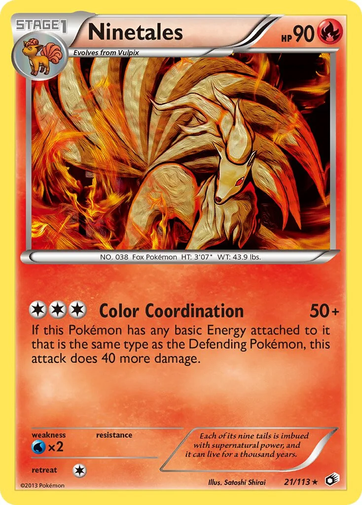 Ninetales 「LTR 21/113」「EN」