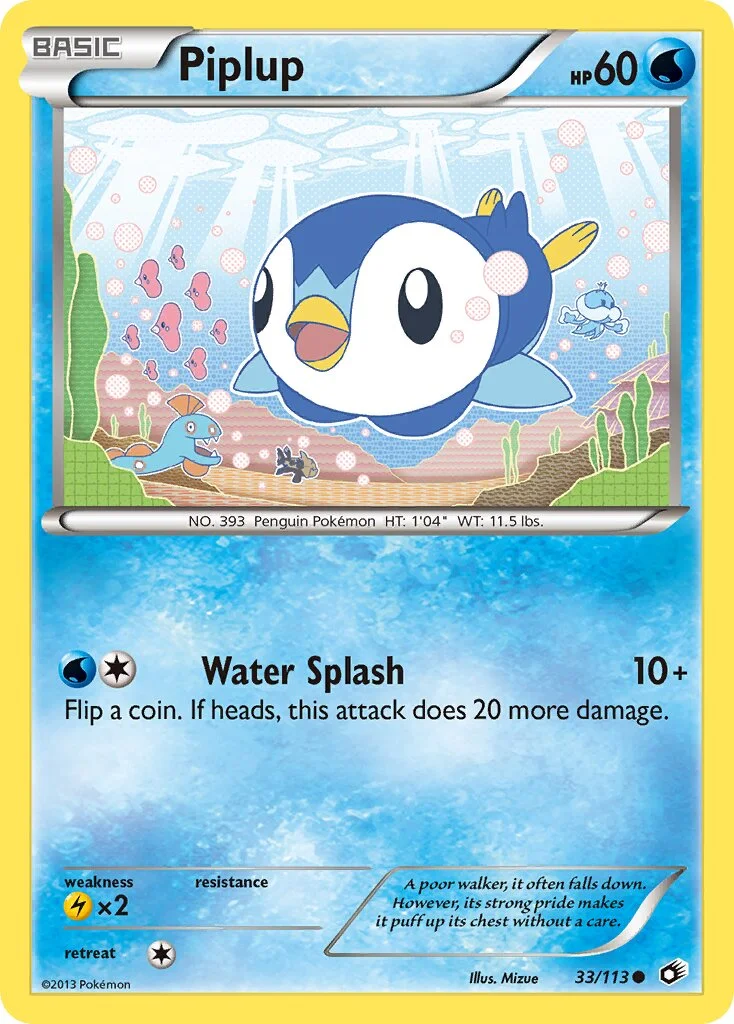Piplup 「LTR 33/113」「EN」