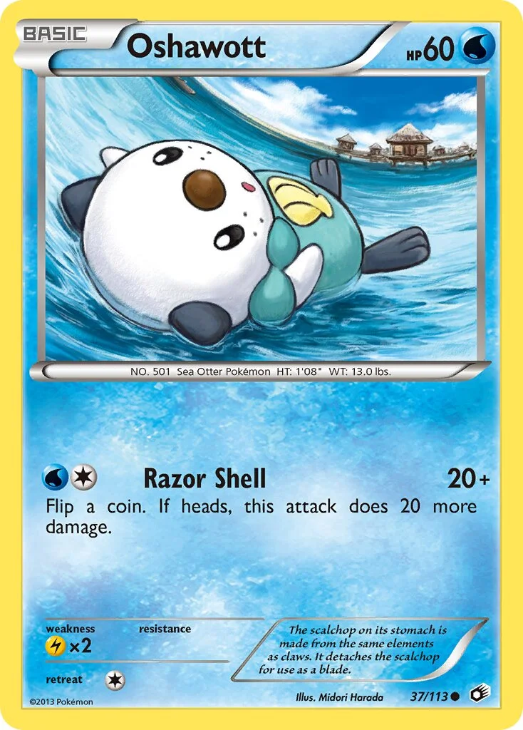 Oshawott 「LTR 37/113」「EN」