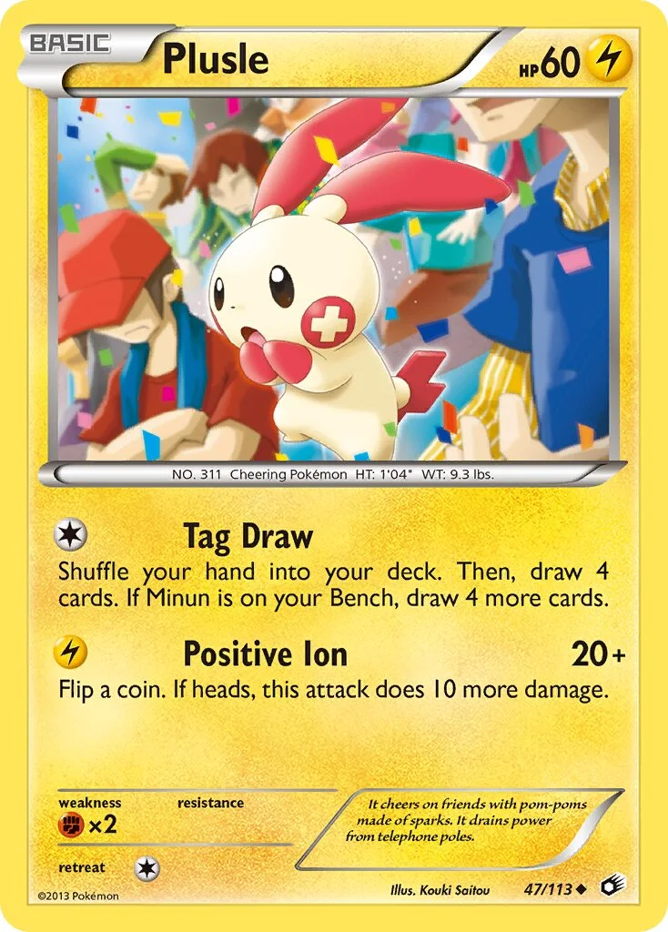 Plusle 「LTR 47/113」「EN」