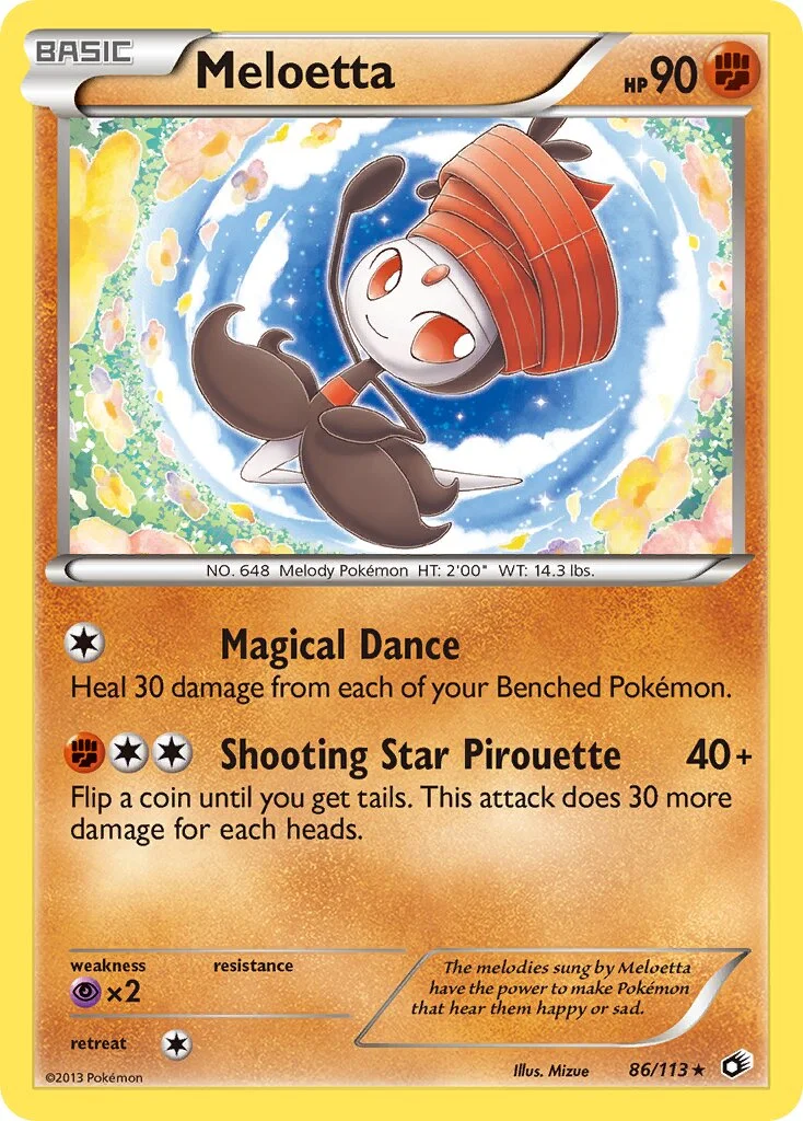 Meloetta 「LTR 86/113」「EN」