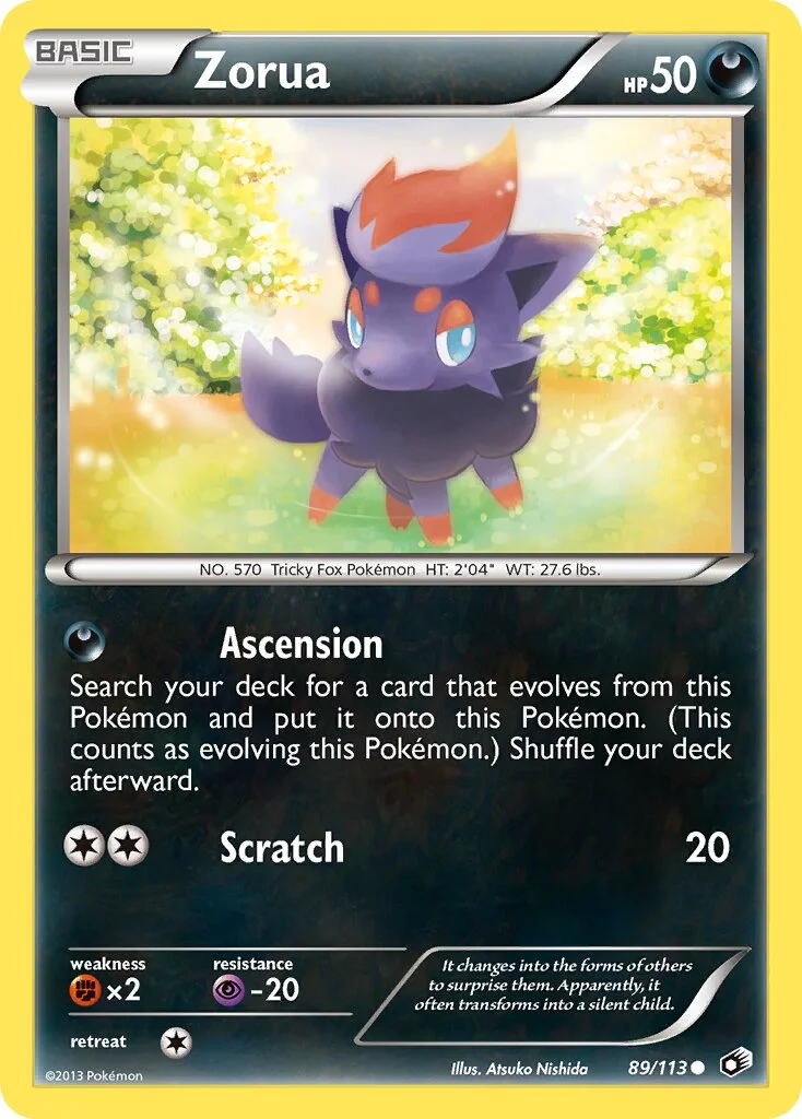 Zorua 「LTR 89/113」「EN」