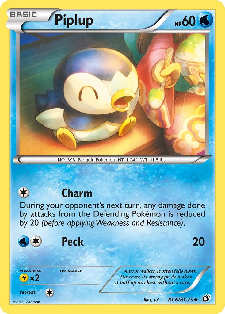 Piplup 「LTR RC6/RC25」「EN」