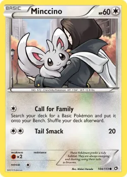 Minccino 「LTR 104/113」「EN」