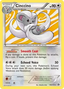 Cinccino 「LTR 105/113」「EN」