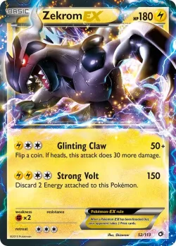 Zekrom-EX #52/113 · Pokémon