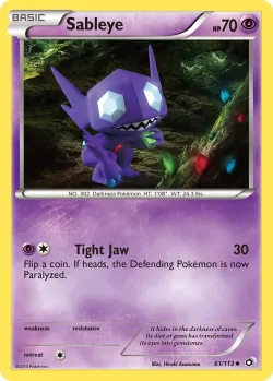 Sableye #61/113 · Pokémon