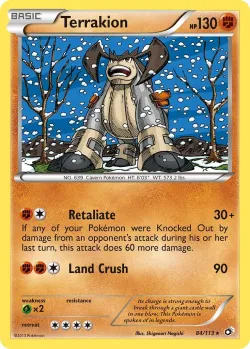 Terrakion #84/113 · Pokémon