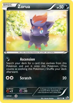 Zorua #89/113 · Pokémon