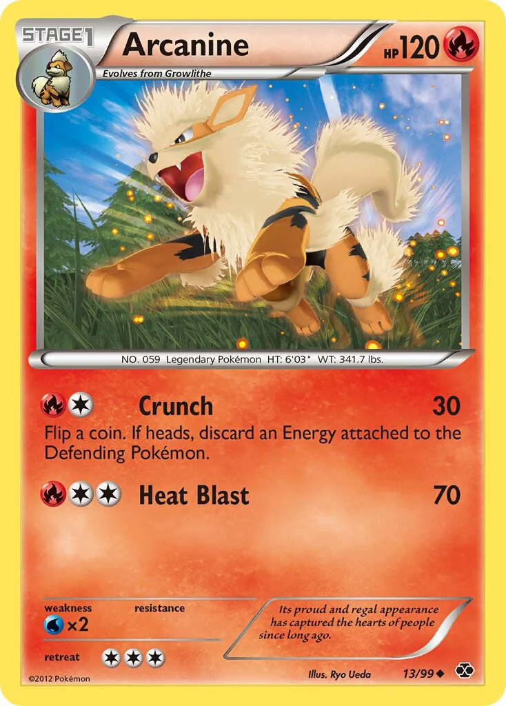 Arcanine 「NXD 13/99」「EN」