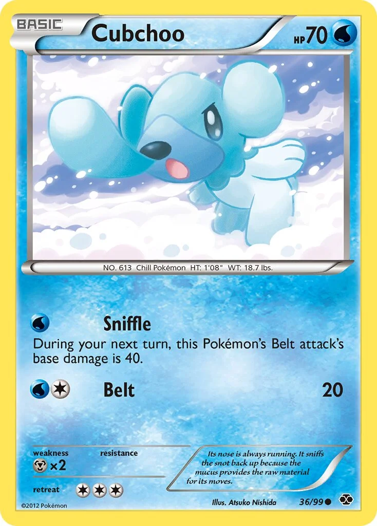 Cubchoo 「NXD 36/99」「EN」