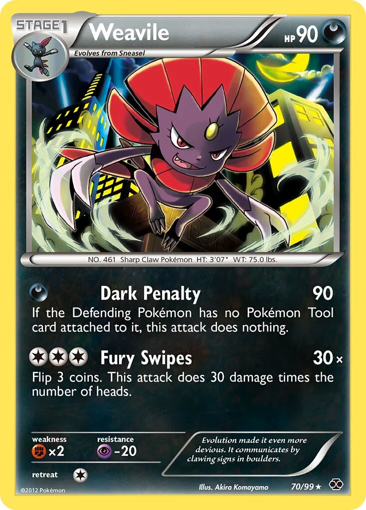 Weavile 「NXD 70/99」「EN」