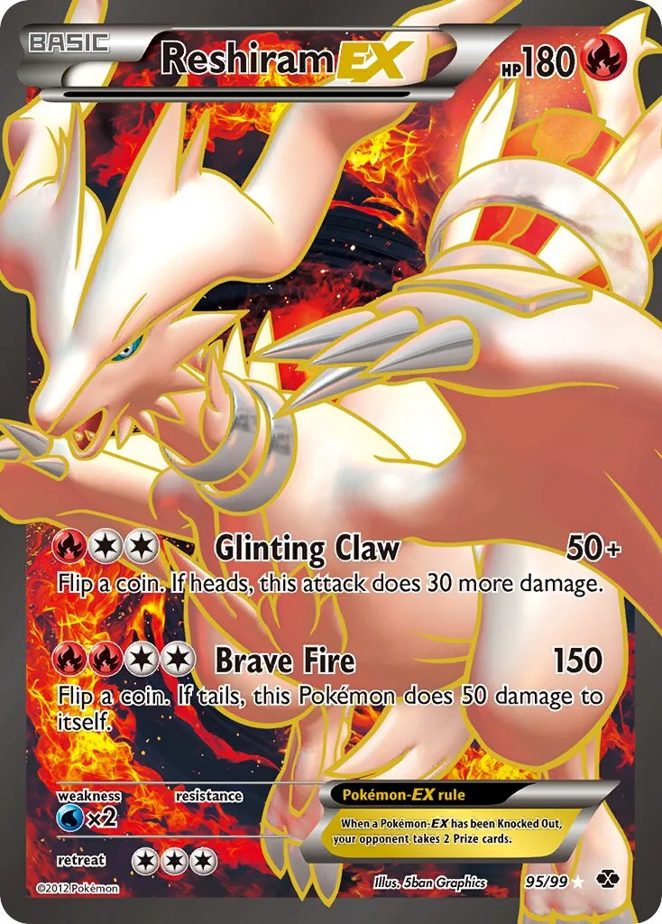 Reshiram-EX 「NXD 95/99」「EN」