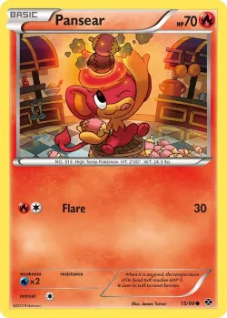 Pansear #15/99 · Pokémon