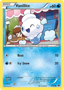 Vanillite #31/99 · Pokémon