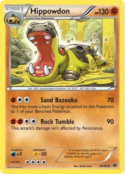 Hippowdon #66/99 · Pokémon