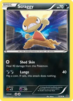 Scraggy #73/99 · Pokémon