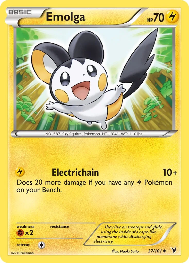 Emolga 「NVI 37/101」「EN」