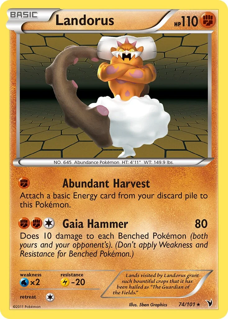 Landorus 「NVI 74/101」「EN」