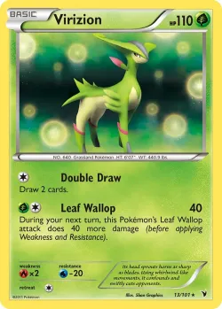 Virizion #13/101 · Pokémon