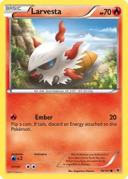 Larvesta #19/101 · Pokémon