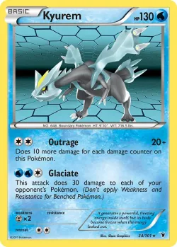 Kyurem #34/101 · Pokémon