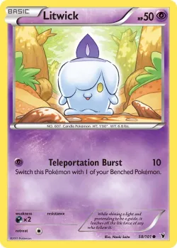 Litwick #58/101 · Pokémon