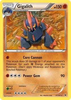 Gigalith #61/101 · Pokémon