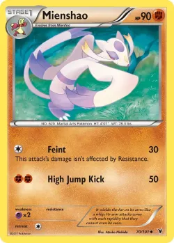 Mienshao #70/101 · Pokémon