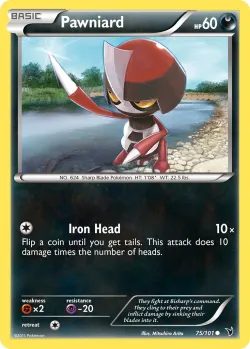 Pawniard #75/101 · Pokémon