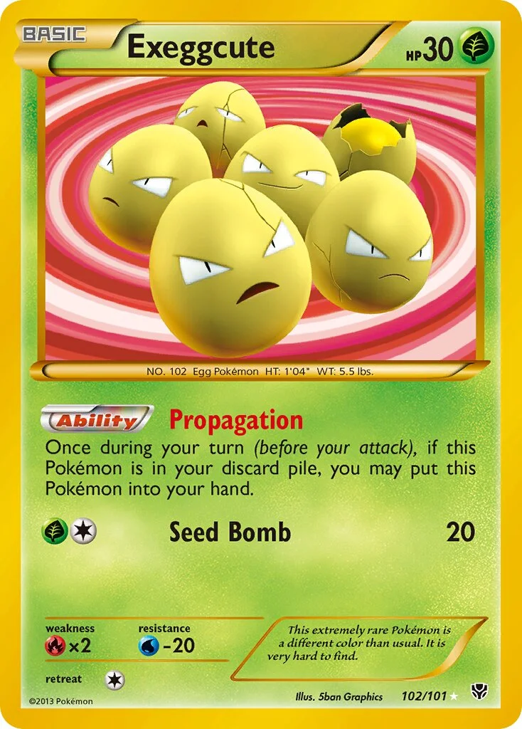 Exeggcute 「PLB 102/101」「EN」