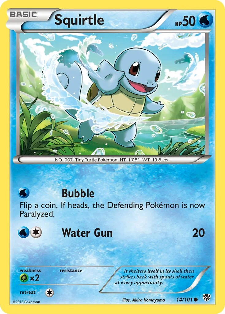 Squirtle 「PLB 14/101」「EN」
