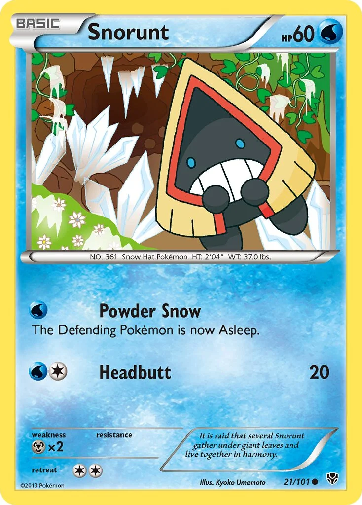 Snorunt 「PLB 21/101」「EN」