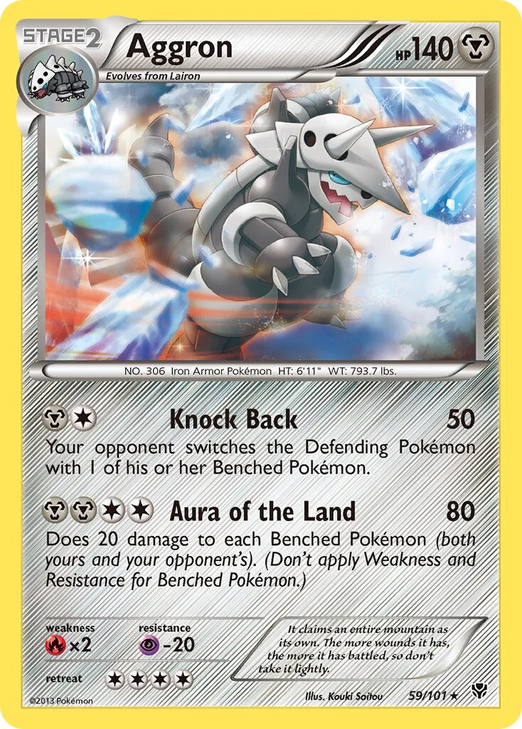 Aggron 「PLB 59/101」「EN」