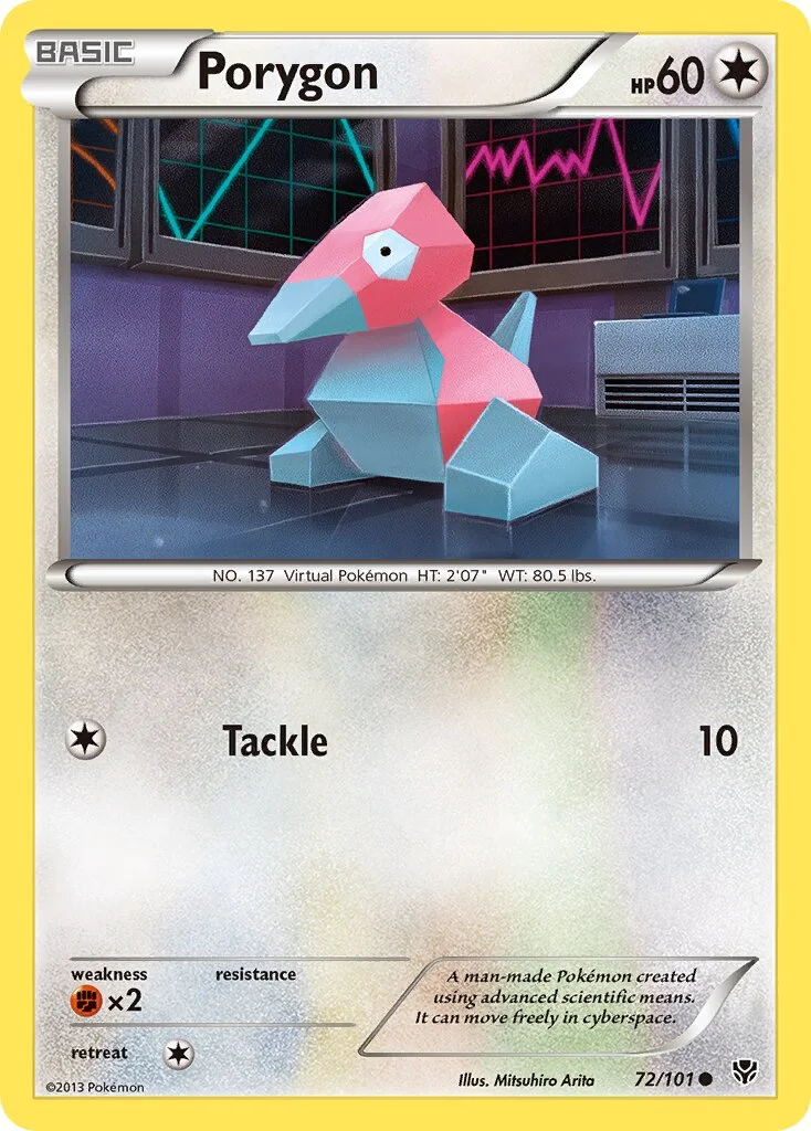 Porygon 「PLB 72/101」「EN」