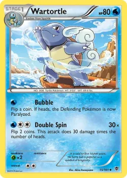 Wartortle #15/101 · Pokémon