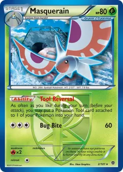 Masquerain #2/101 · Pokémon