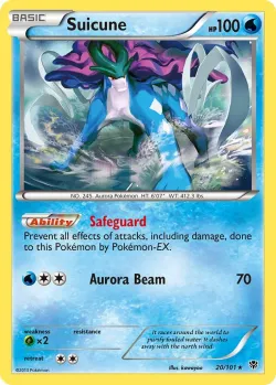 Suicune #20/101 · Pokémon