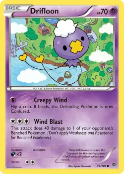 Drifloon #34/101 · Pokémon