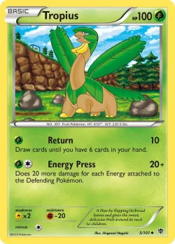 Tropius #5/101 · Pokémon