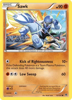 Sawk #52/101 · Pokémon