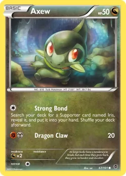 Axew #67/101 · Pokémon