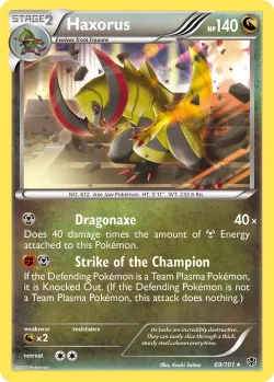 Haxorus #69/101 · Pokémon