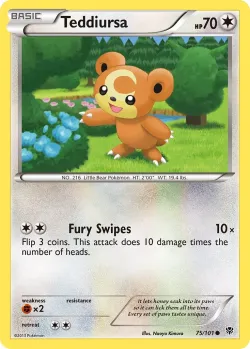 Teddiursa #75/101 · Pokémon
