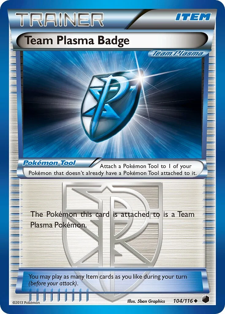 Team Plasma Badge 「PLF 104/116」「EN」