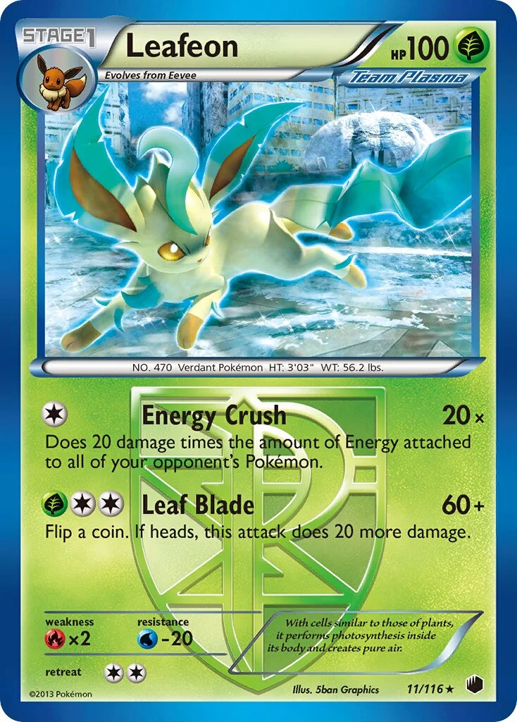 Leafeon 「PLF 11/116」「EN」