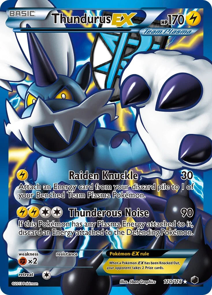 Thundurus-EX 「PLF 110/116」「EN」
